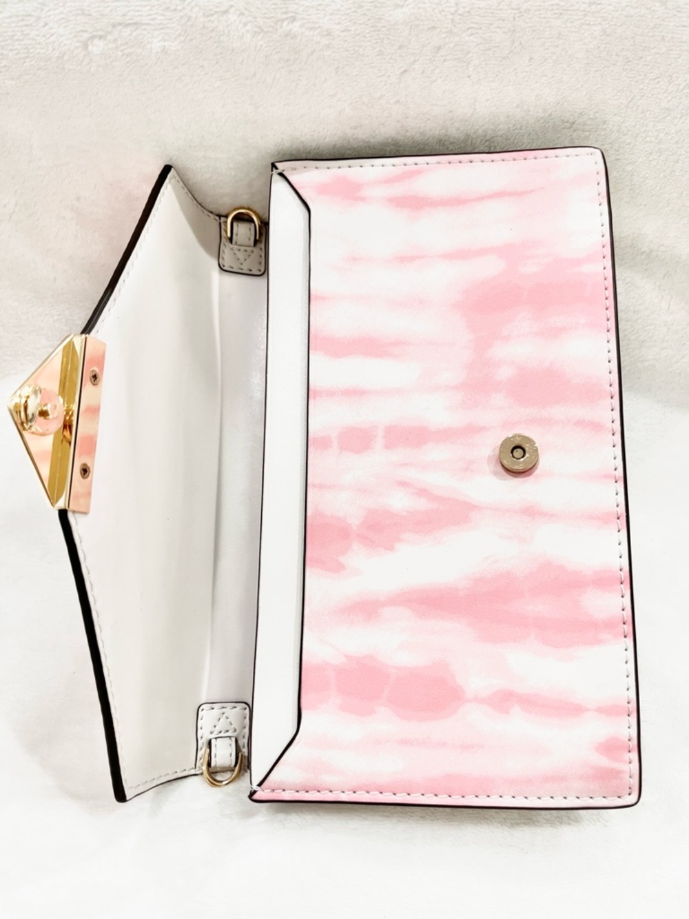Michael Kors Grace Medium Envelope Clutch Crossbody NWOT - Picture 13 of 15